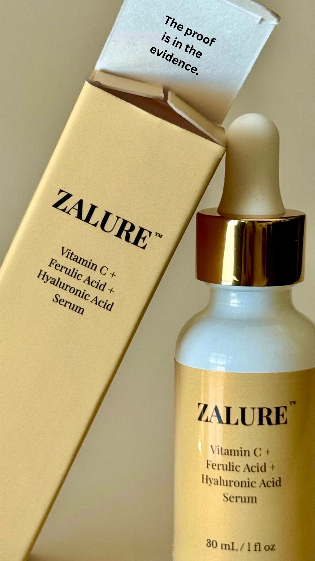 Vitamin C + Ferulic Acid + Hyaluronic Acid Serum
